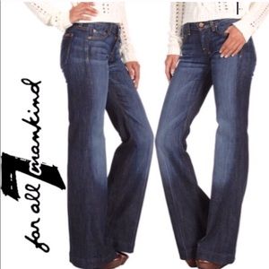 7 For All Mankind Flare Jeans Size 27